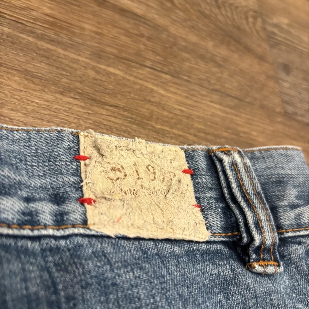 Vintage Ecko Unltd. Denim Foundry Cutoff Shorts 100% Cotton Jean Shorts – Sz 16 - Image 4