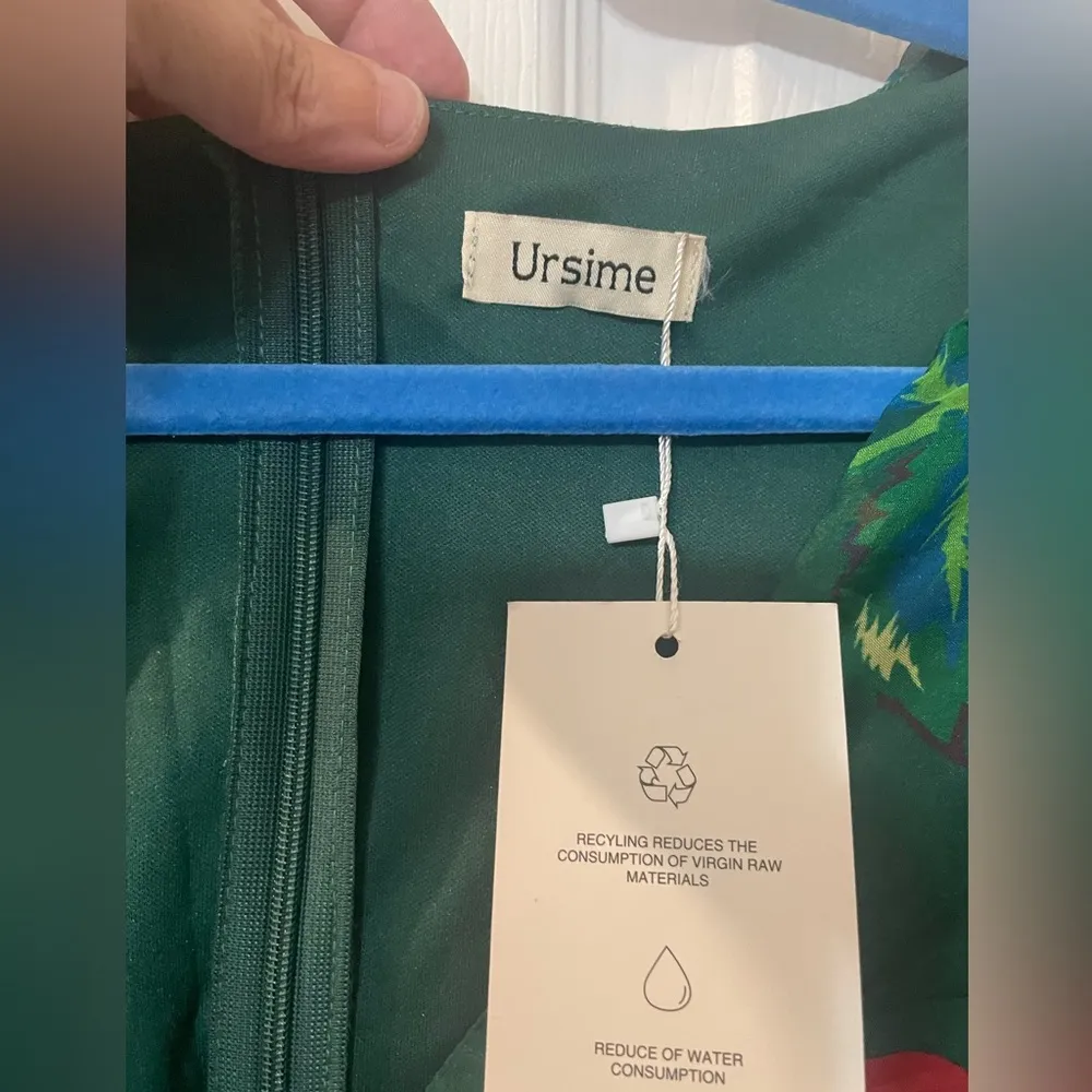 Ursime size medium based on size chart on website PLEASE CHECK MEASUREMENTS Green - Image 5