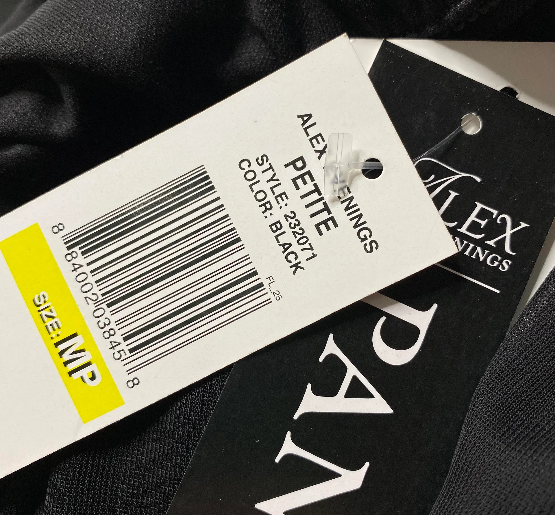 Alex evening’s Black sheer overlay occasion pant - Image 9