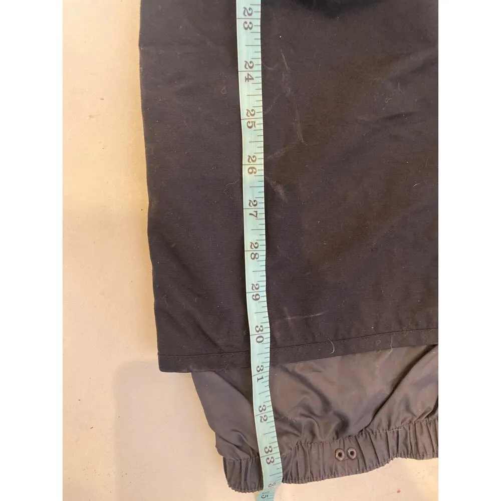 Burton Formula Women’s Blk Snowboarding Pants Sz Lg Zippers Pockets Winter Warm - Image 15