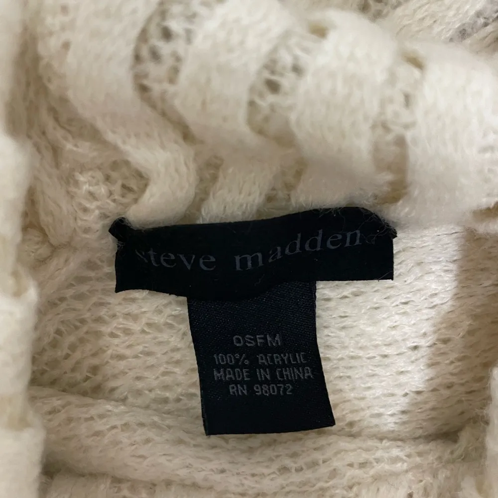 Steve Madden Poncho Sweater 871 - Image 6