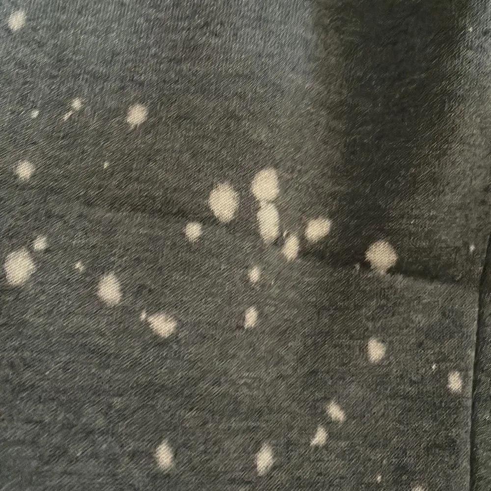 T2Love Women’s Grey with Bleach Spot Joggers Gray Size L - Image 4