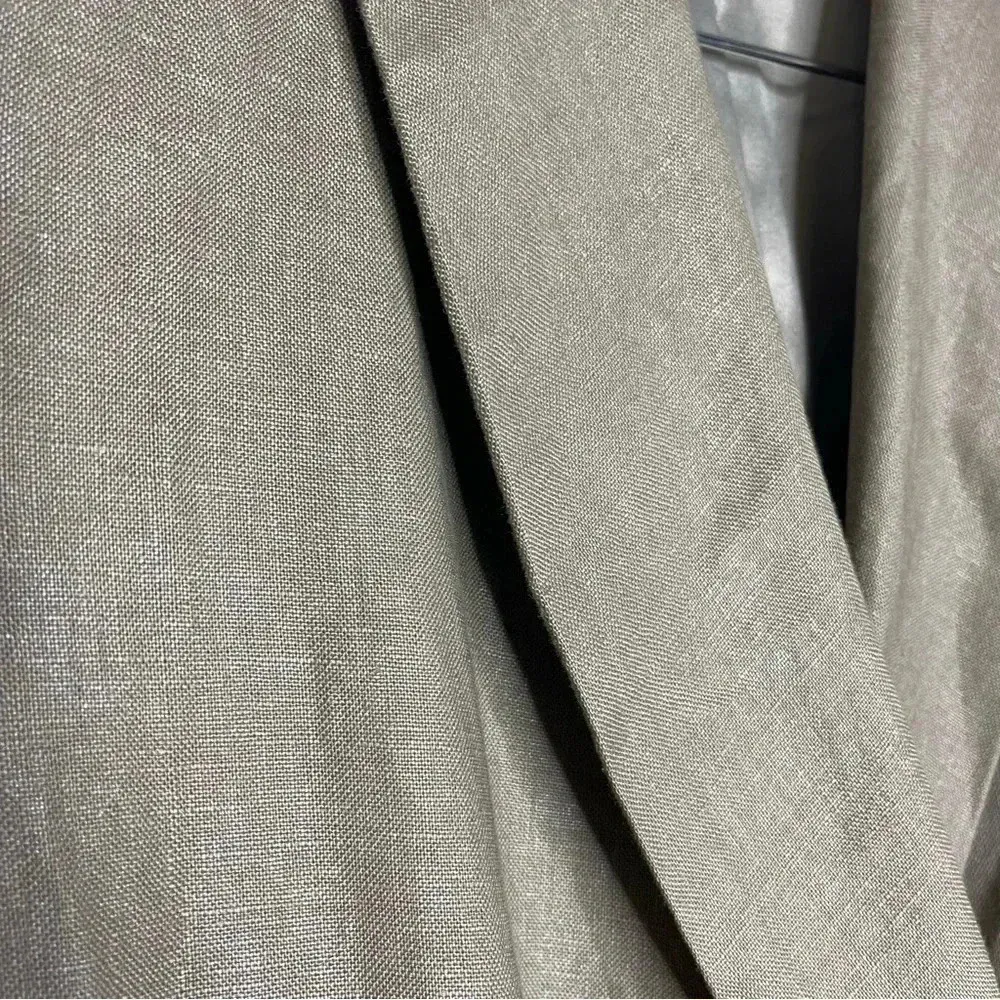 Emerson Fry Double Breasted Jacket Blazer Brown Size 6 Tan - Image 5