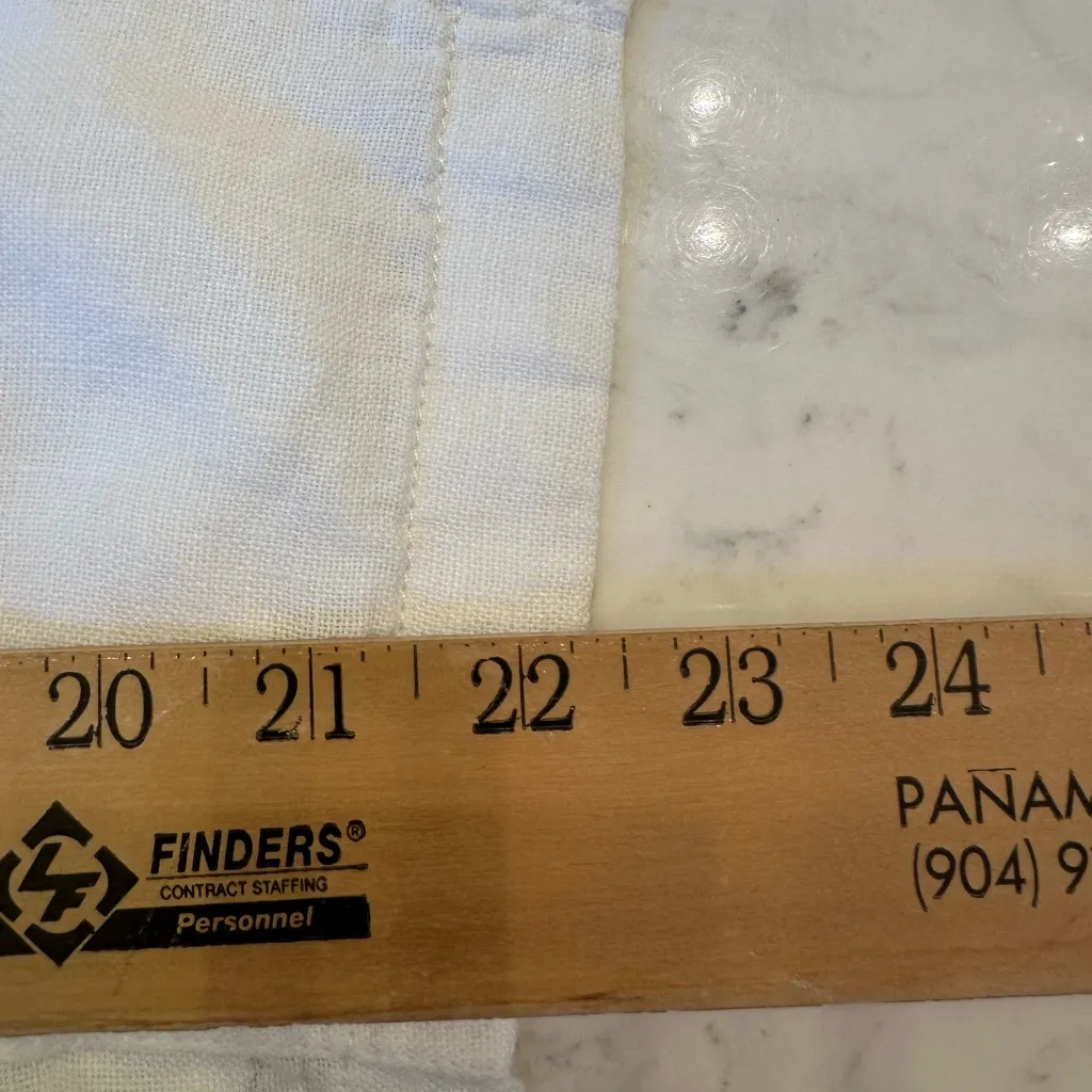 Nicole Miller Ivory Linen Shirt Jacket Size L - Image 7