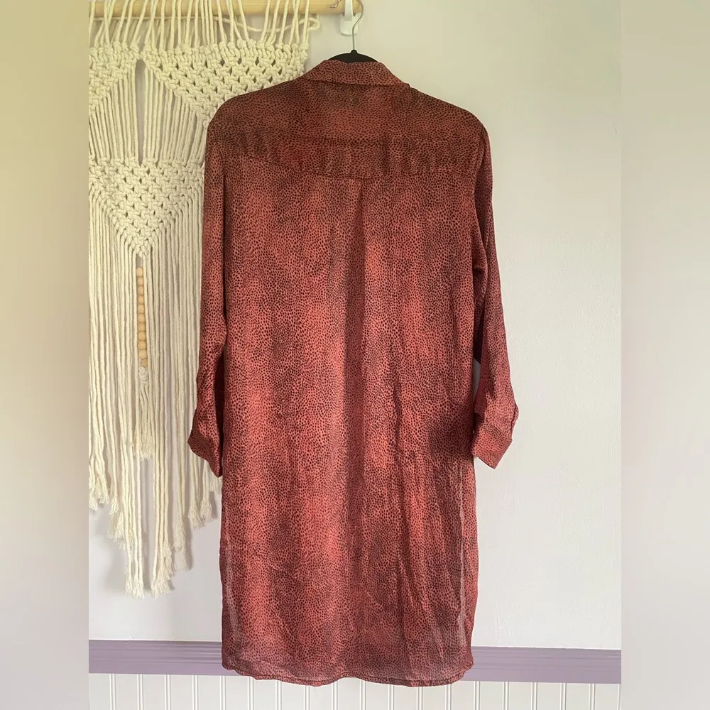 button up tunic - animal print - Image 6