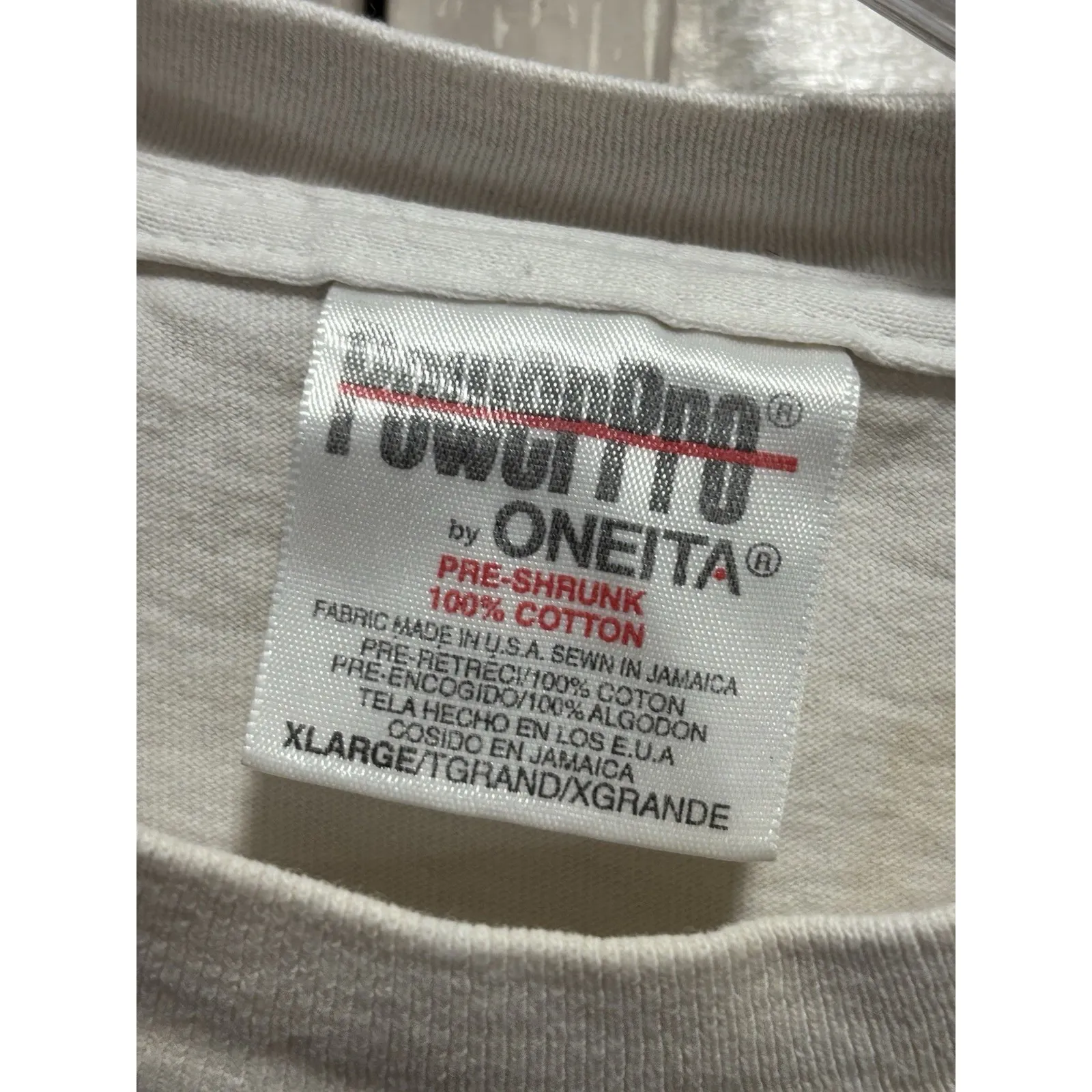 Vintage Betty Boop Graphic Tshirt Womens White/Pink Size XL "Mom" Single Stitch Pink - Image 3