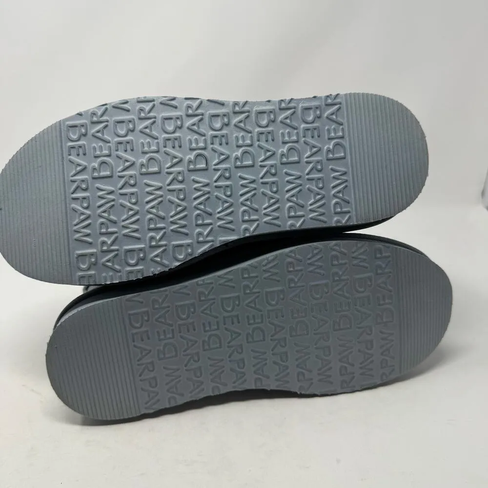 BEARPAW Kylee shaft slip on Suede Boot NeverWet Blue fog SZ 9 New - Image 14