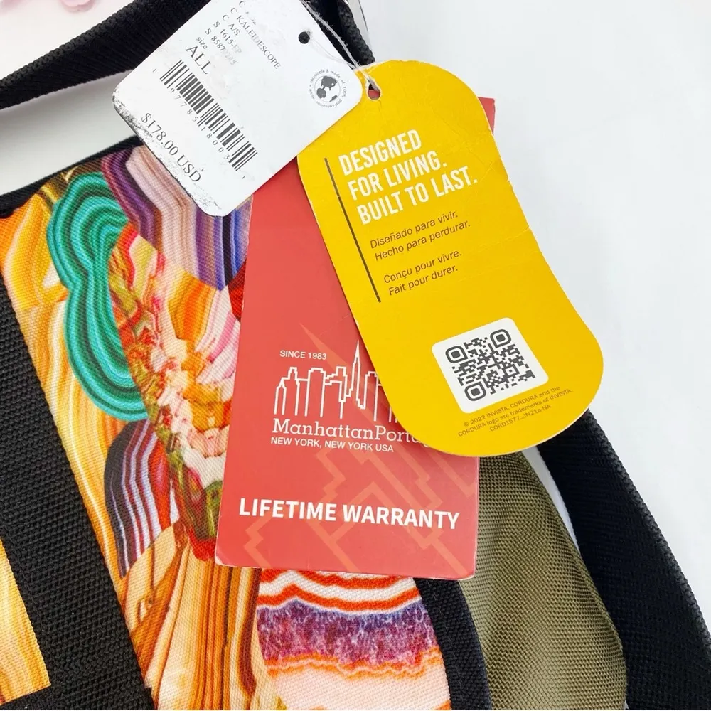 Free People Movement Manhattan Portage Kaleidoscope Messenger Bag Computer Case - Image 6