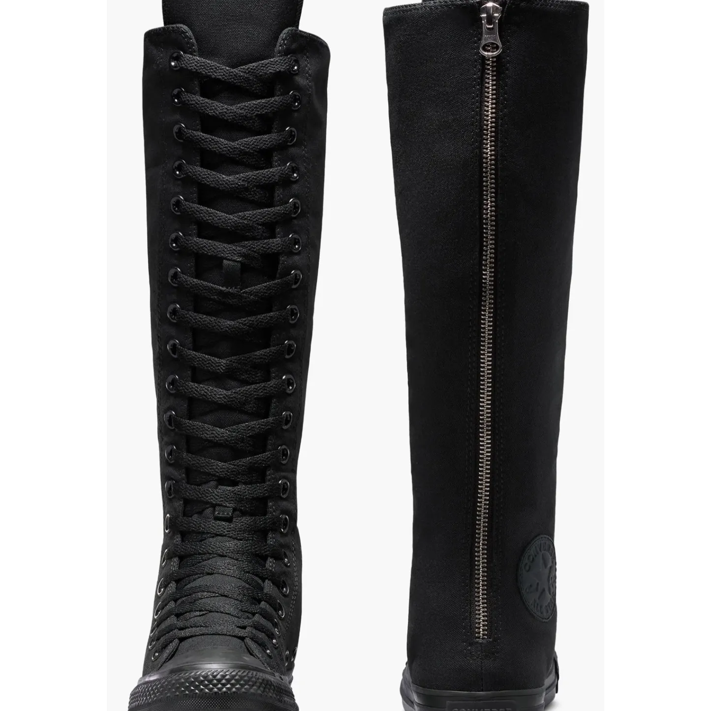 Converse All Star Chuck Taylor Tall Lace Up Back Zip‎ Tall Boots Shoes Sneakers - Image 4