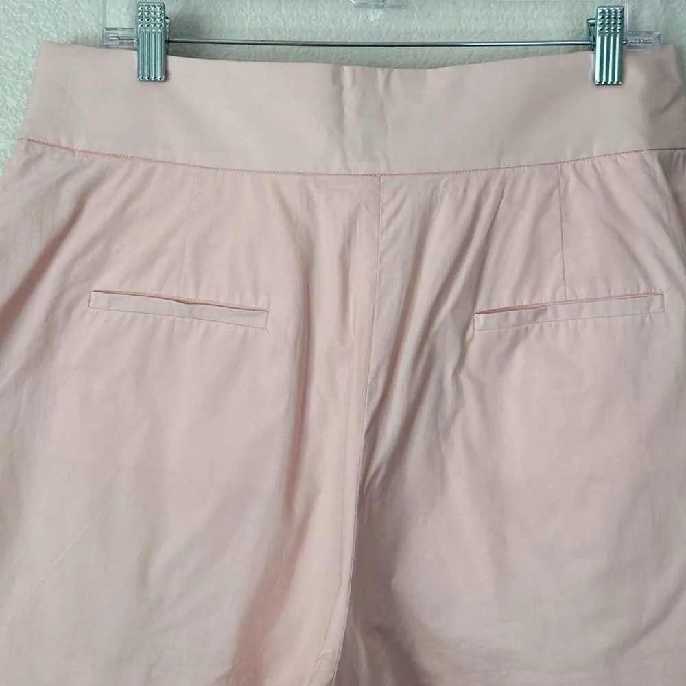 NWOT J. Crew Tiewaist Cotton Poplin Pink Shorts - Image 7