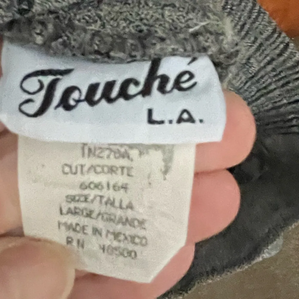 Touché L.A Vintage 1980 Women’s’s Gray Jacket/Vest Pant Suit Size Large - Image 7