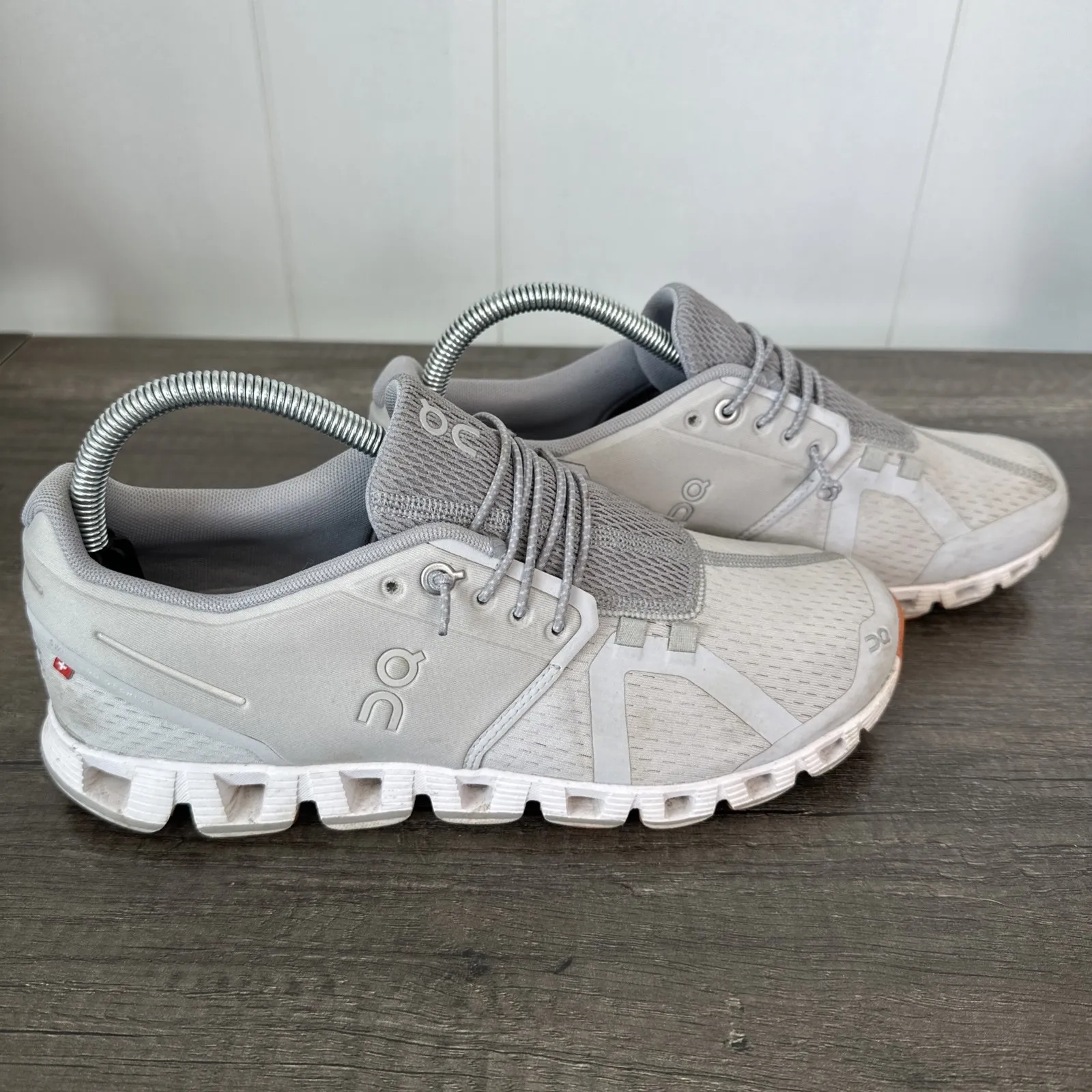 Women's On Cloud Size 9 5 Terry Sneakers Grey Athletic Comfort Slip On Gray - Image 3