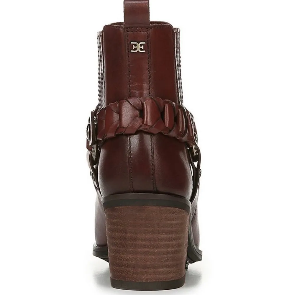 New in box,Sam Edelman Dalma spiced red leather boots. - Image 5