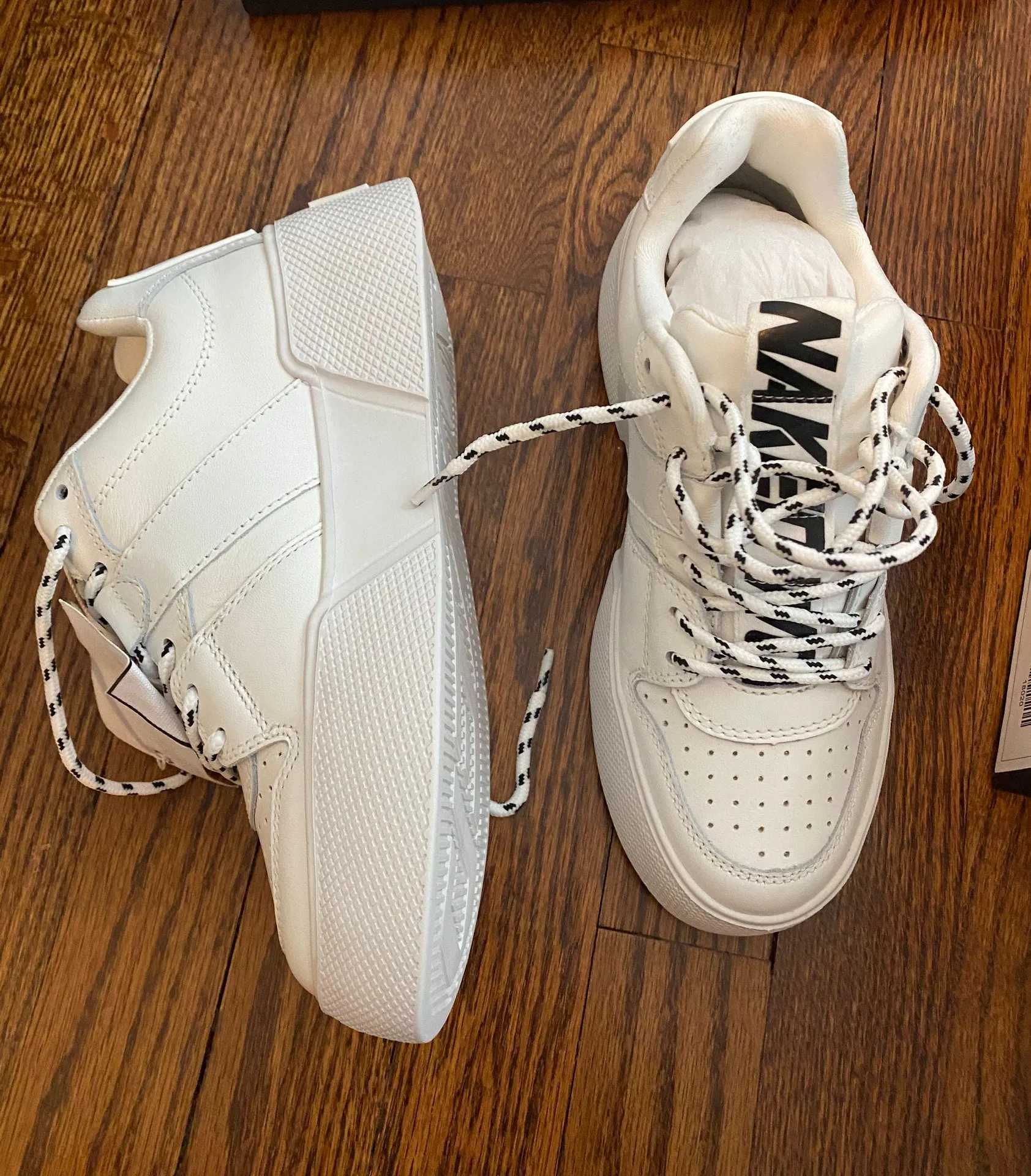 White Platform Sneakers - Image 2