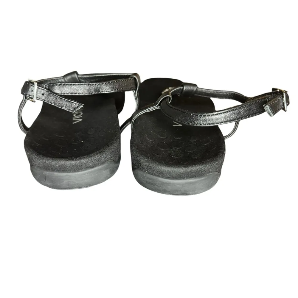Vionic Miami Thong Sandal Size 7.5 Black - Image 5
