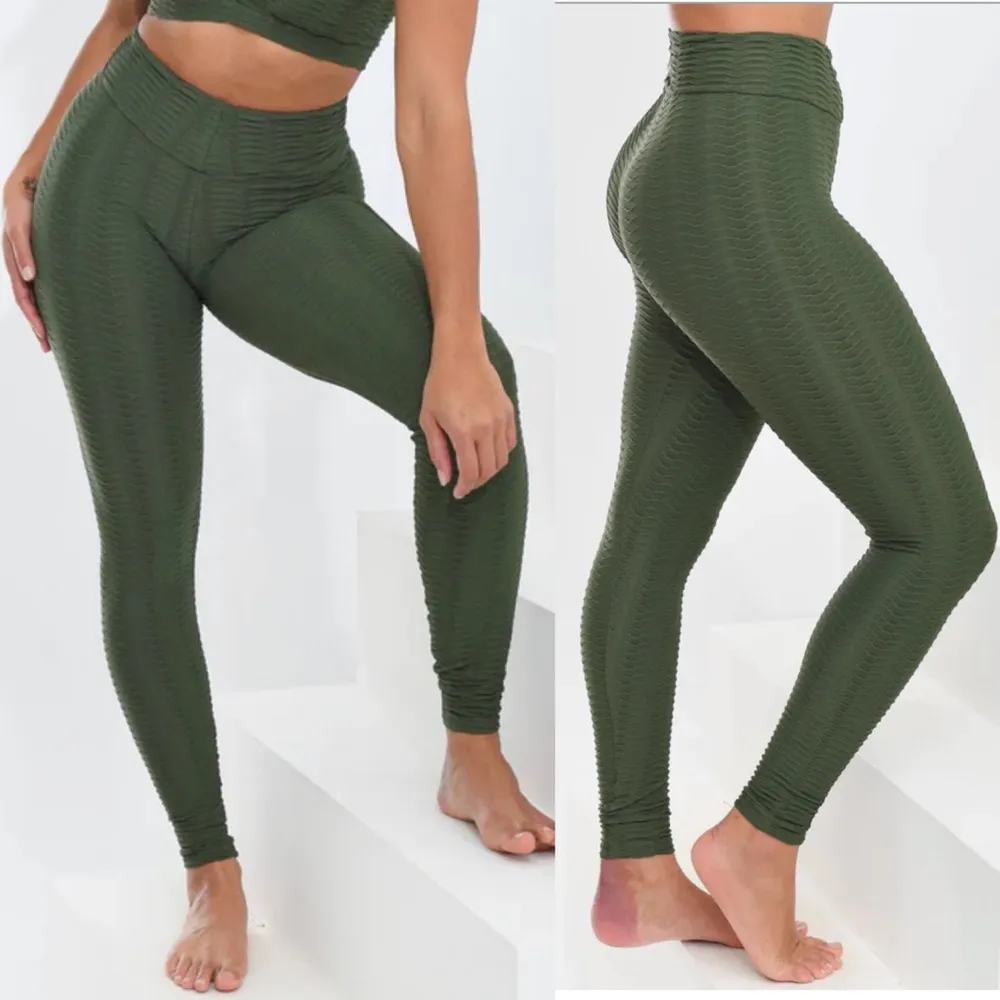 Booty By Brabants Original Tik Tok Leggings: Avocado Green - Image 5