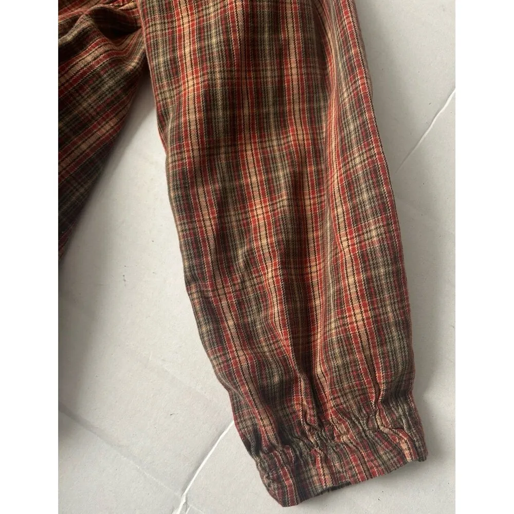 Button Up Classic Fit Shirt Womens Size Large Plaid - Image 7