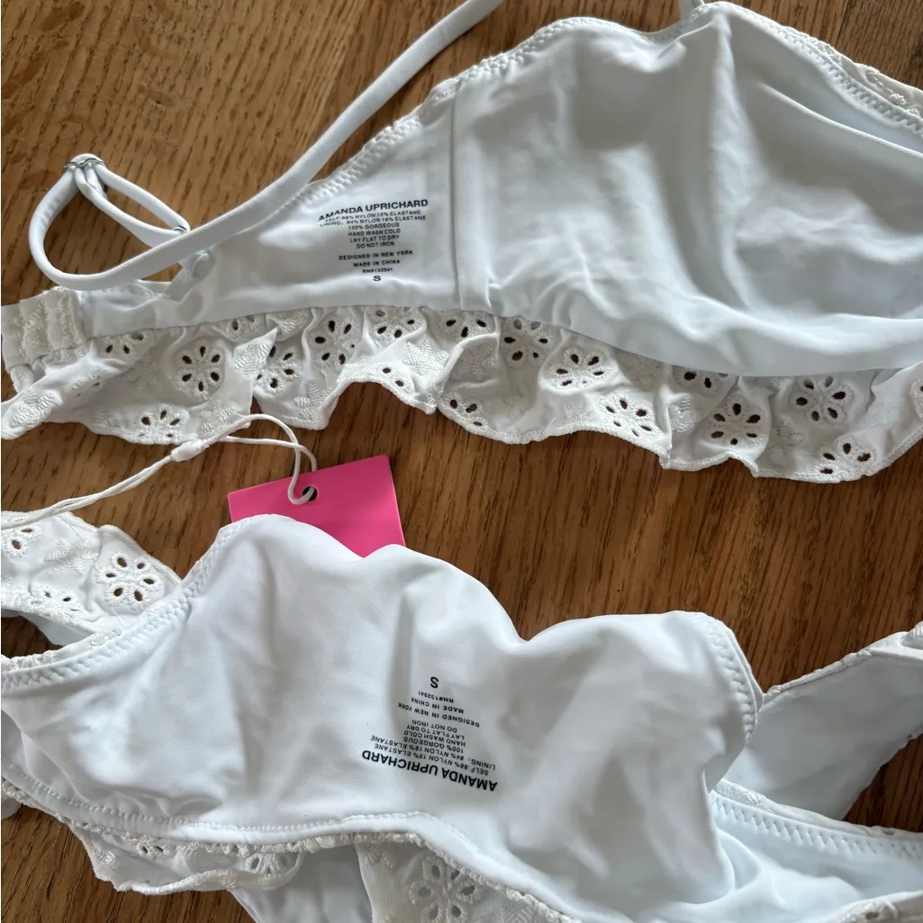 Amanda uprichard bikini set white - Image 5