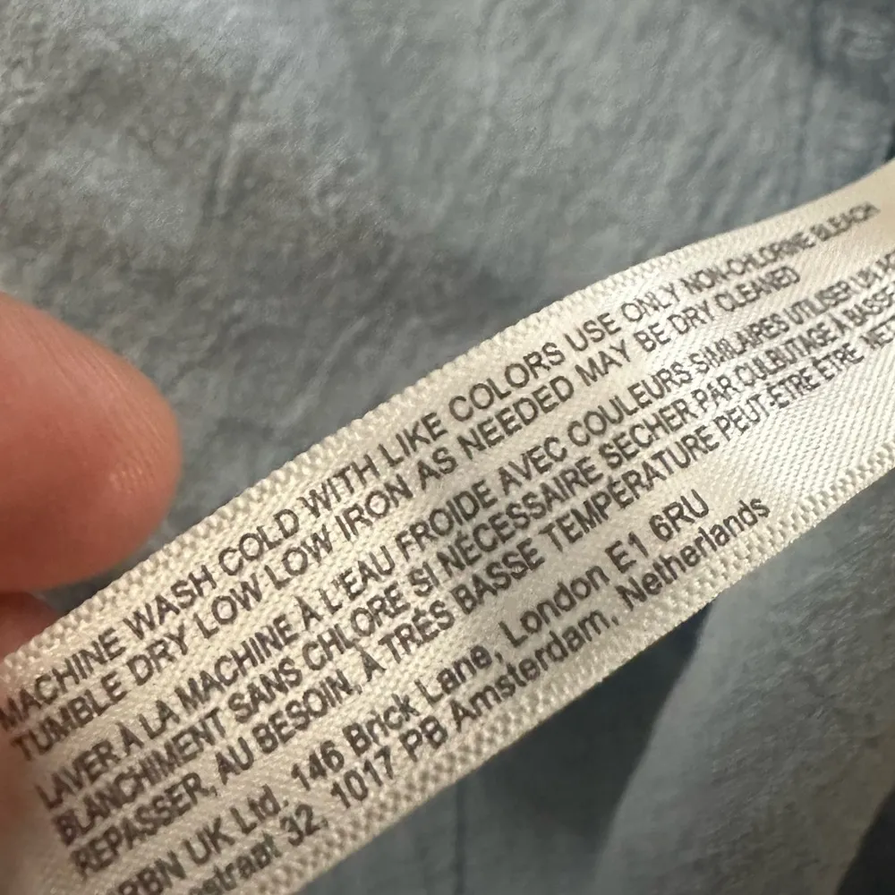 Free people For The Moment Mini cashmere blue size small - Image 6