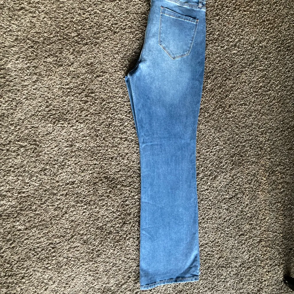 Nicole Miller Blue Straight Leg Jeans - Image 9