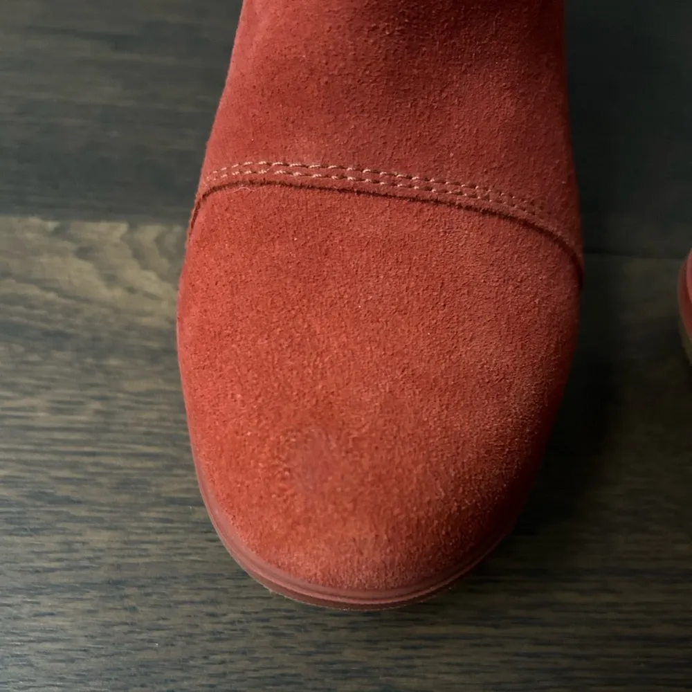 New Sorel Evie suede wedge booties - Image 10