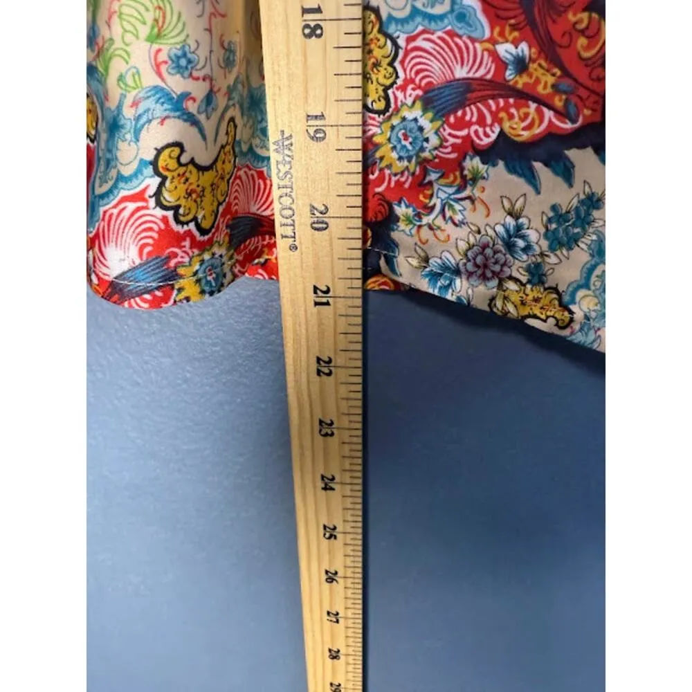 KAS New York Anthropology Shirt Women's Size 00P Y2K Style Dolman Sleeve Silky - Image 8