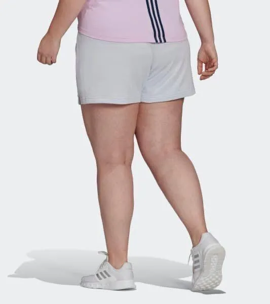 ADIDAS X ZOE SALDANA AEROREADY SHORTS PLUS SIZE 4X Blue NEW - Image 3