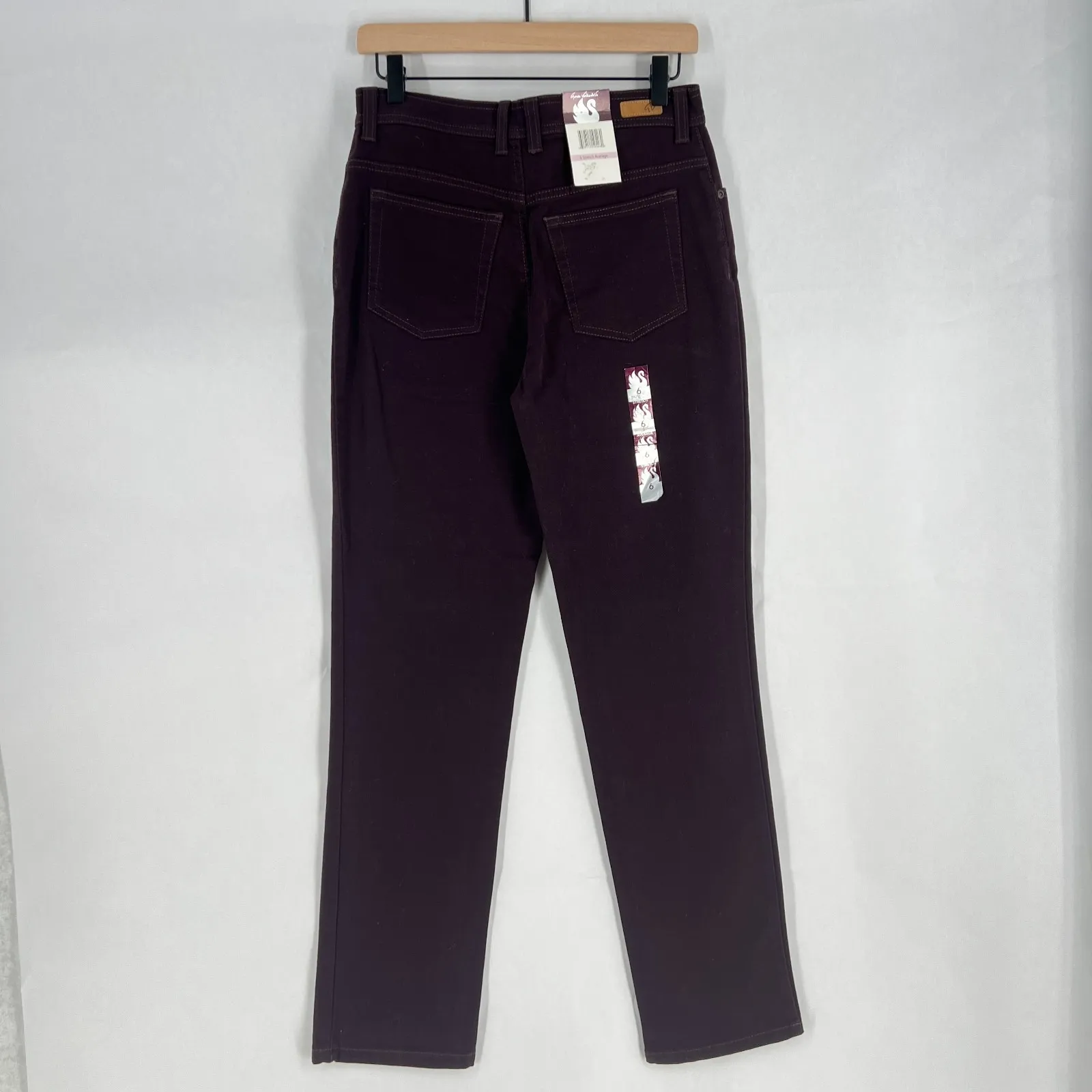 Gloria Vanderbilt Amanda Jeans Women 6 Vamp Cotton Stretch High Rise Classic Fit - Image 6