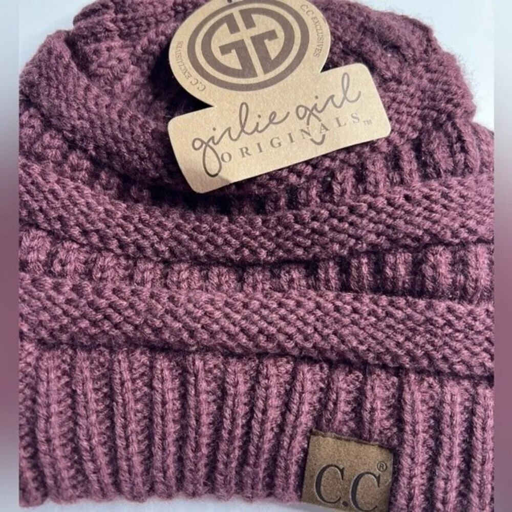 Original C.C Hat Beanie color MONACO ONE SIZE. Brown - Image 7