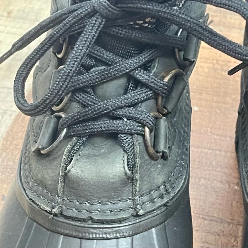 SOREL Size 7 Duck Rain Winter Snow Boots Fleece Lined Lace Up Insulated Outdoor - Image 5