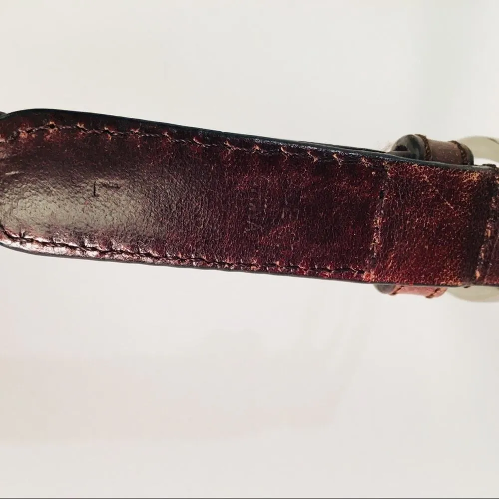 Braided Leather Skinny Belt Large 3/4” Wide - Image 6