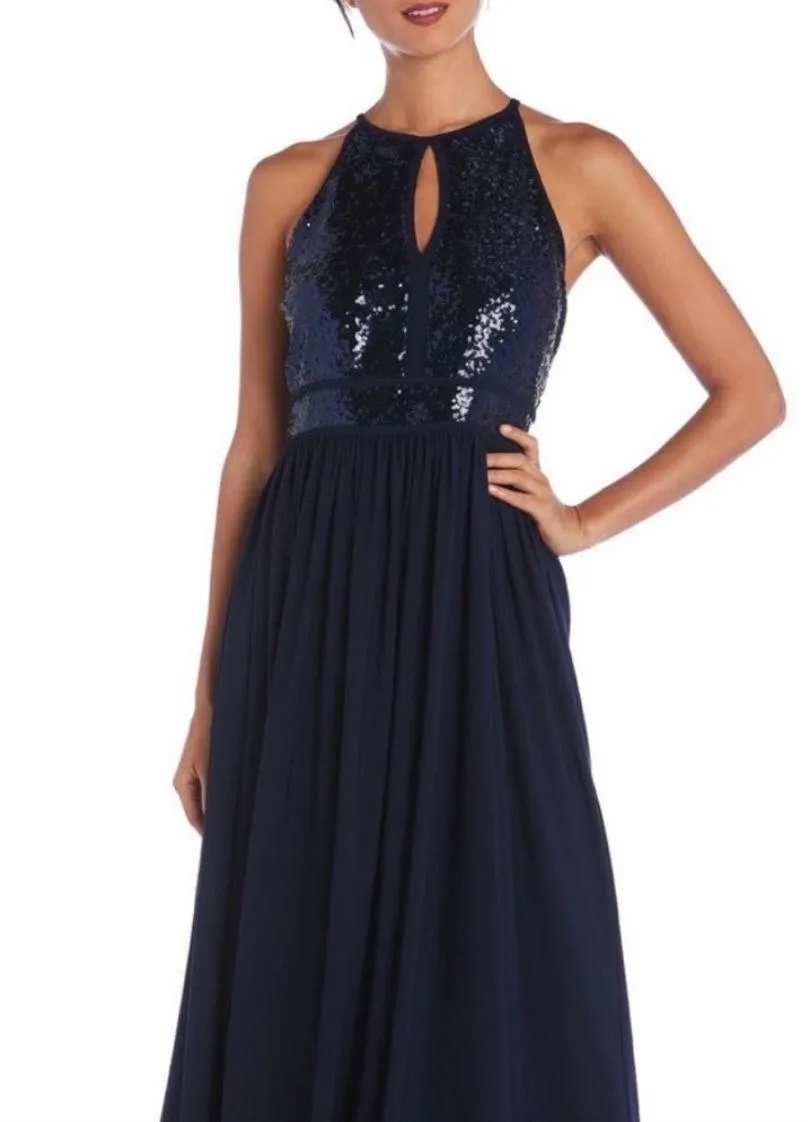 keyhole jersey sequins Dress - Image 2
