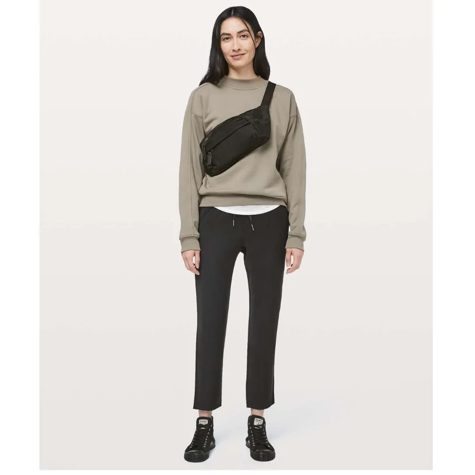 Lululemon Black On The Fly Pant Woven 27" Size 10 - Image 7