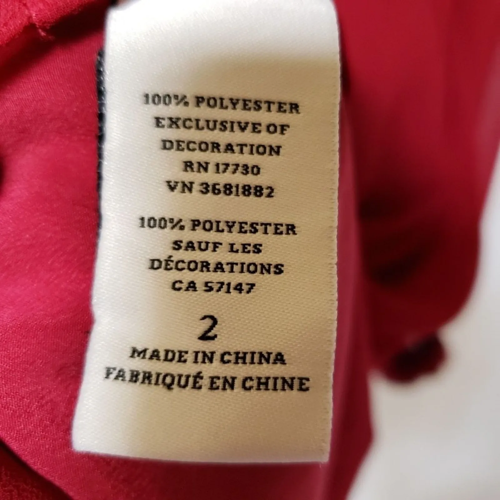 Altuzarra x Target Womens Boho Peasant Dress Sz 2 Embroide Indie Sequins Cottage Red - Image 7