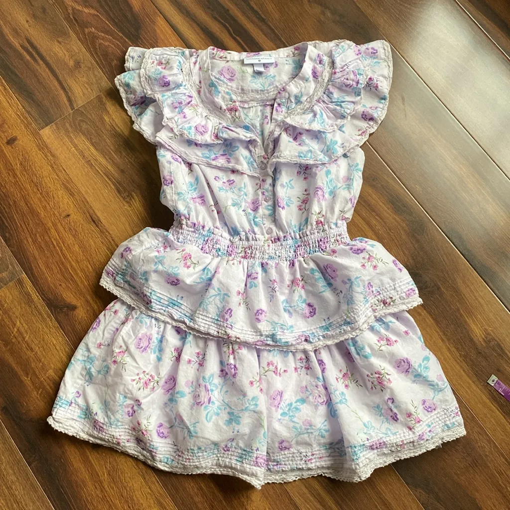 LoveShackFancy x Target Short Sleeve Mini Tiered Lace Dress - Image 5