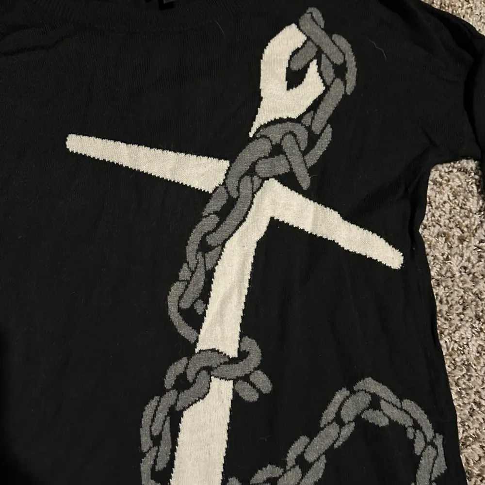 EXPRESS  Classy Fitted Anchor Sweater Dress - Image 2