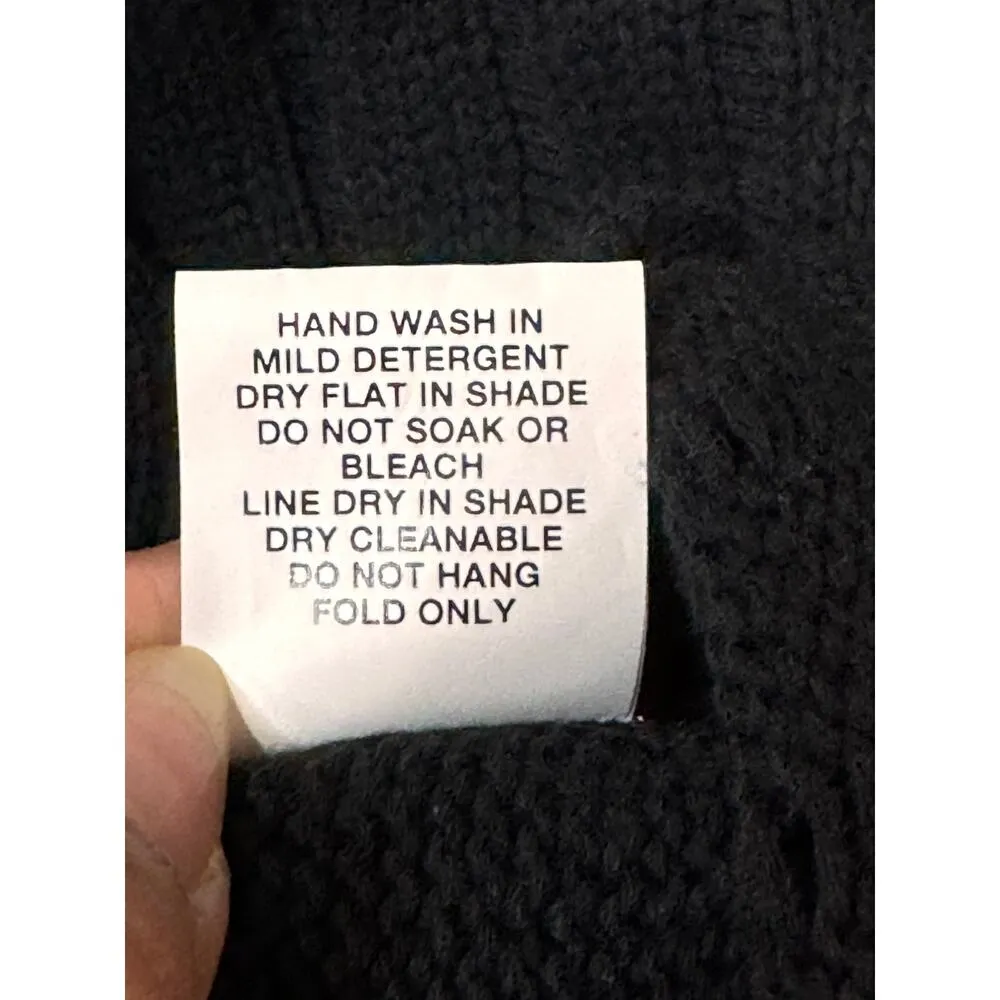 DISSH Ada Midi in Black Long Sleeve Stretch Ribbed Knit Stretch Dress XL - Image 12