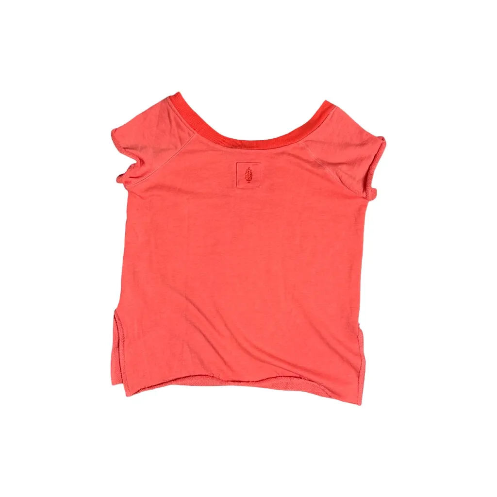 FP Movement Winning Stretch Top Summer Poppy XS NWOT Lounge Gym Pilates Tennis Orange - Image 2