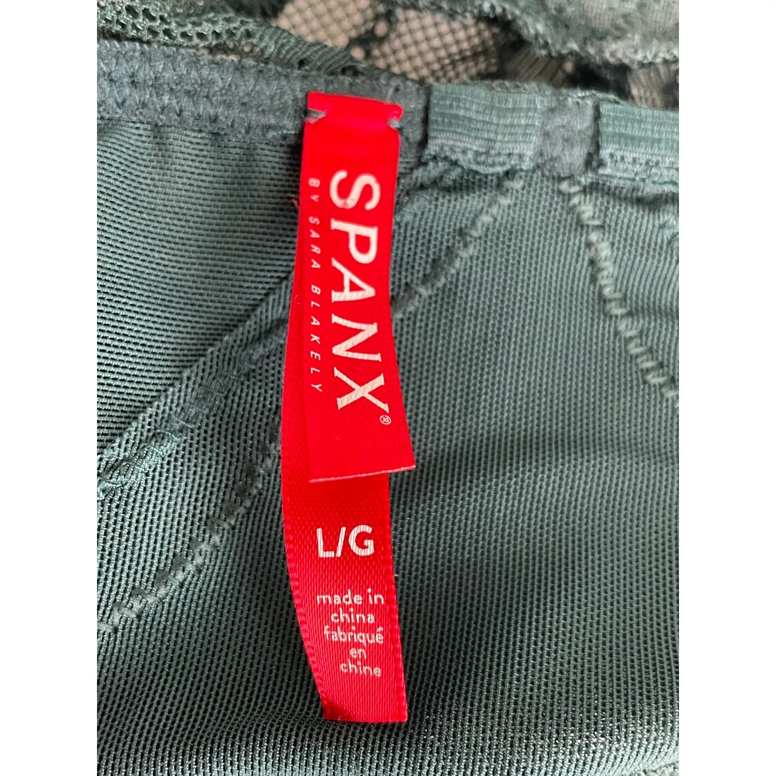 SPANX Spotlight on Lace Bralette Malachite Teal Green Size Large - Image 5