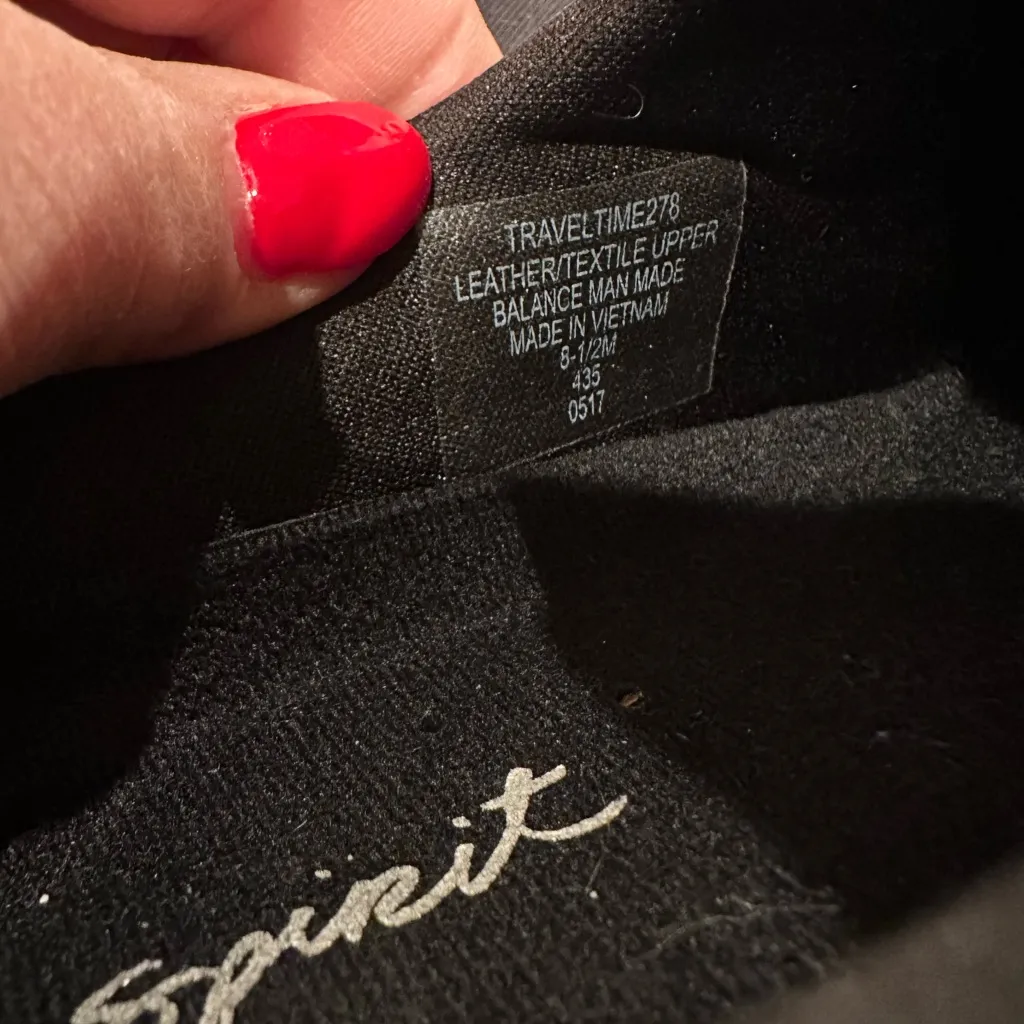 Easy Spirit Traveltime Black Gray Tweed Sequined Metallic Thread Mules Size 8.5 - Image 8