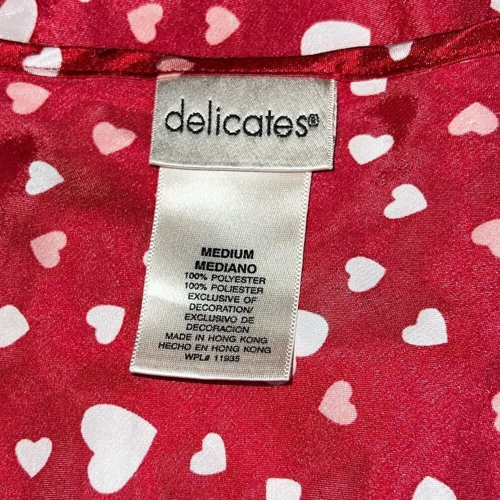delicates brand silky feel red Nighty with heart design! - Image 7
