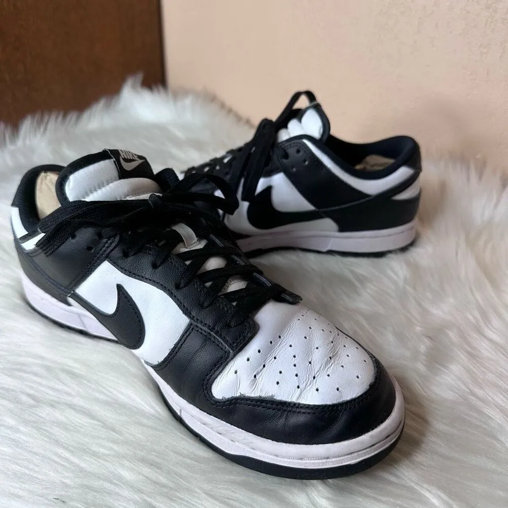Nike Dunk Low Panda Black White Shoes Size 10 - Image 12