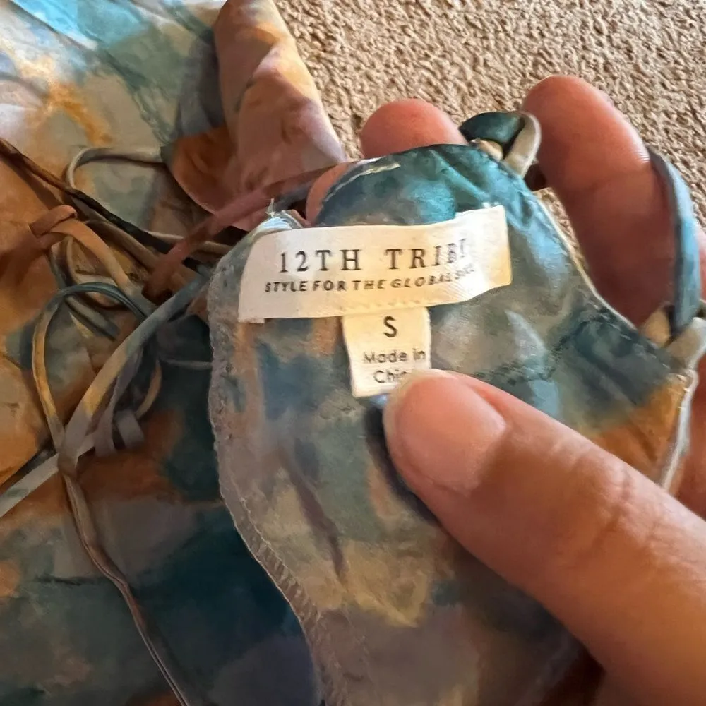 12th tribe tie dye tie back top sma - Image 8