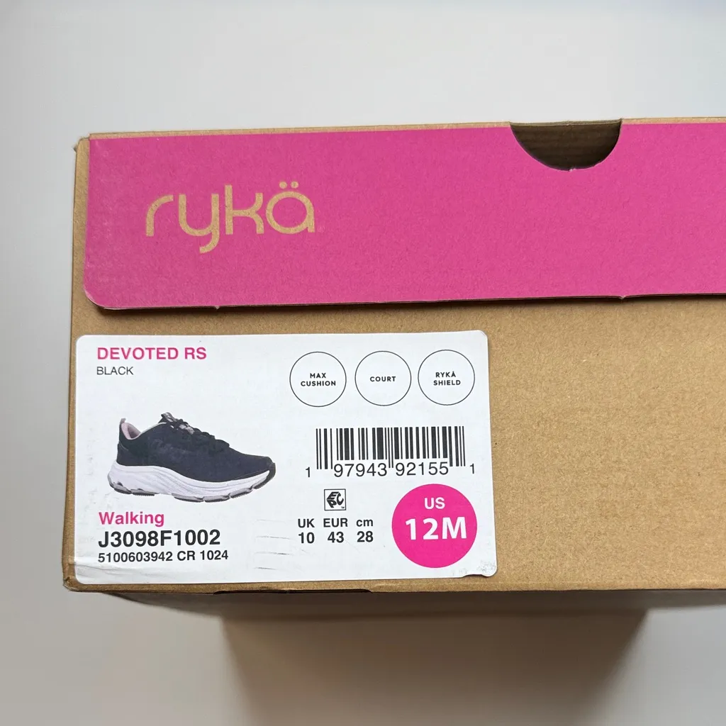 Ryka Women's Devoted RS Washable Lace Up Walking Sneakers- Size 12 - Image 4