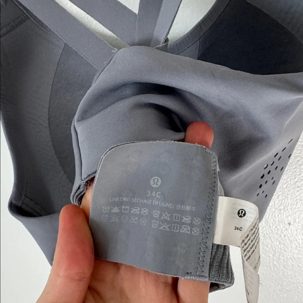 Lululemon  34C AirSupport Bra *High Support in Rhino Grey - Image 6