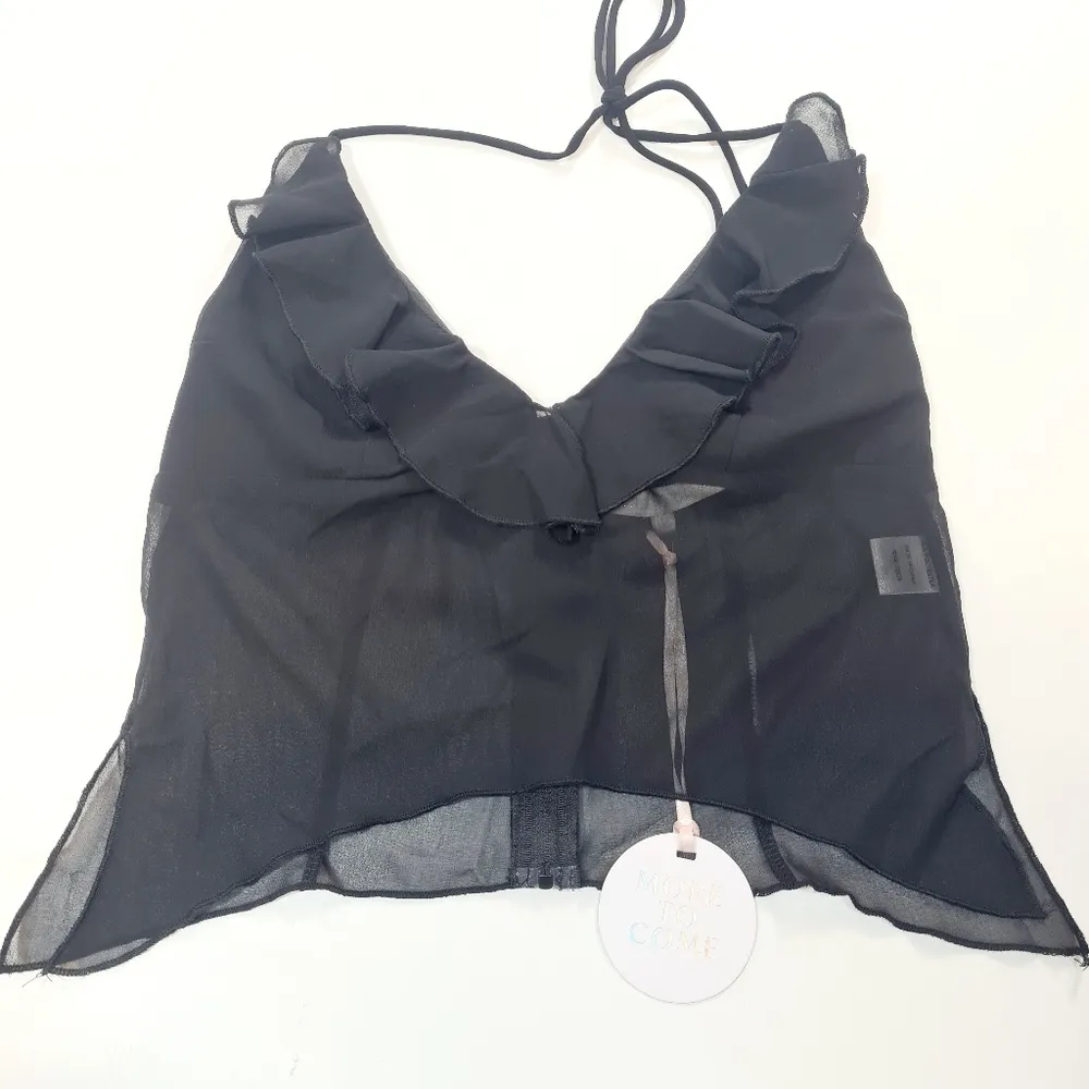 MORE TO COME Nailah Top in Black - Image 3