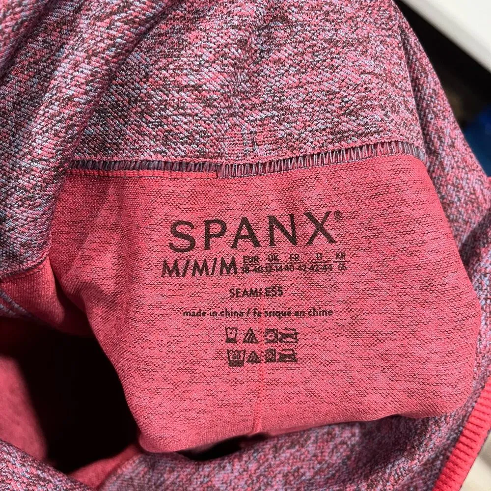 SPANX 50285R Women Seamless Sculpt Legging Spacedye Coral Punch - Image 3