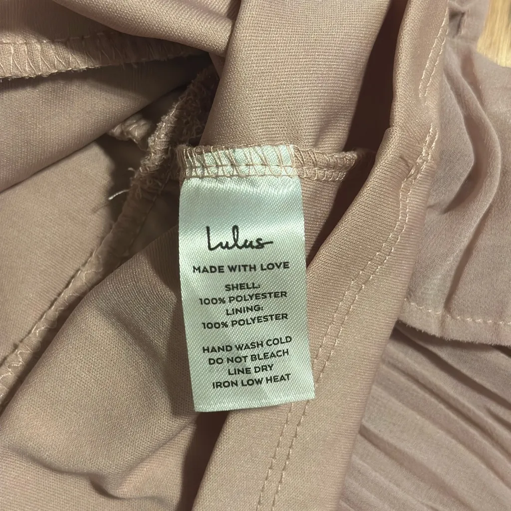 Lulu's Blowing Kisses Dusty Pink Pleated One - Image 8