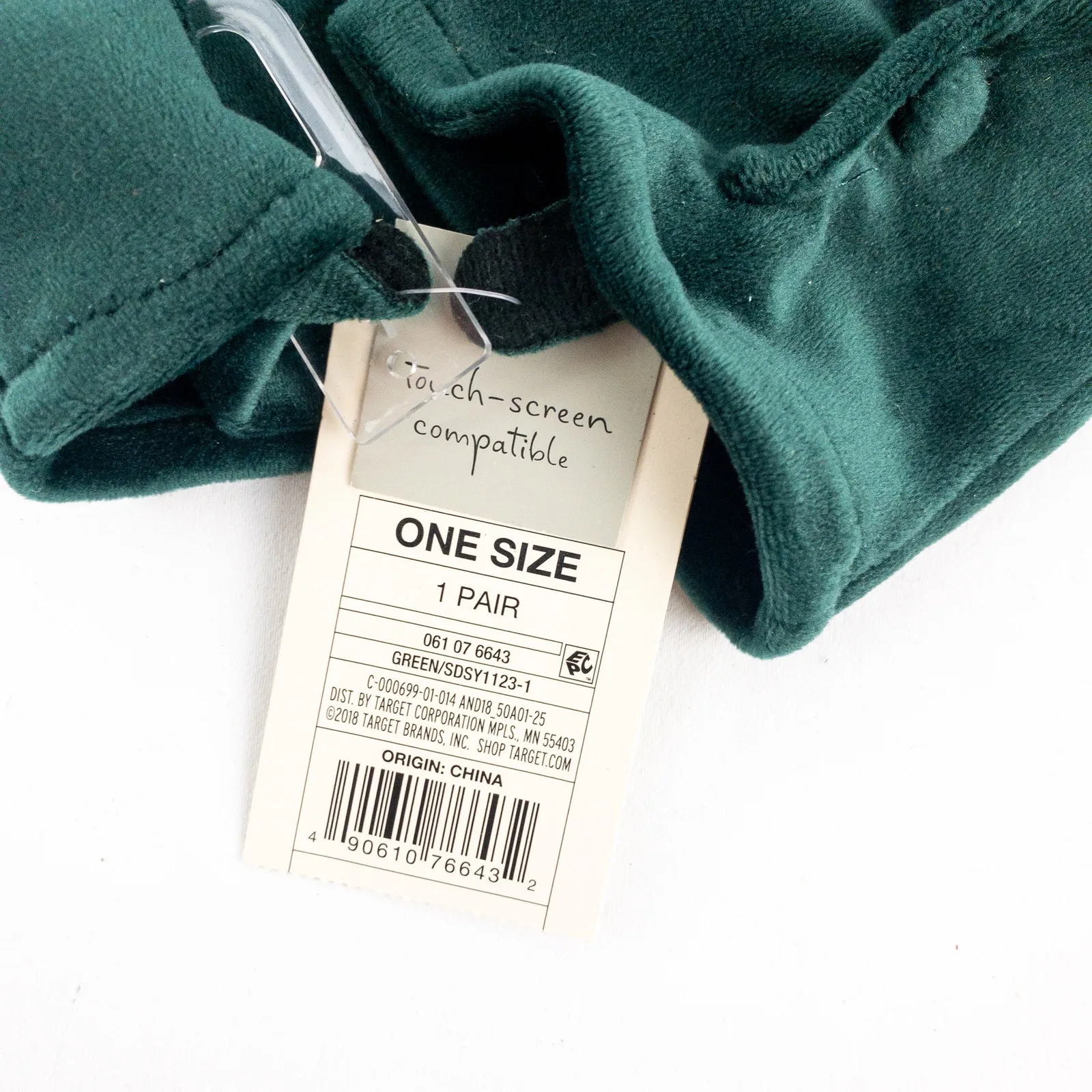 A New Day Target Emerald Green Fleece Gloves Womens One Size - Image 10