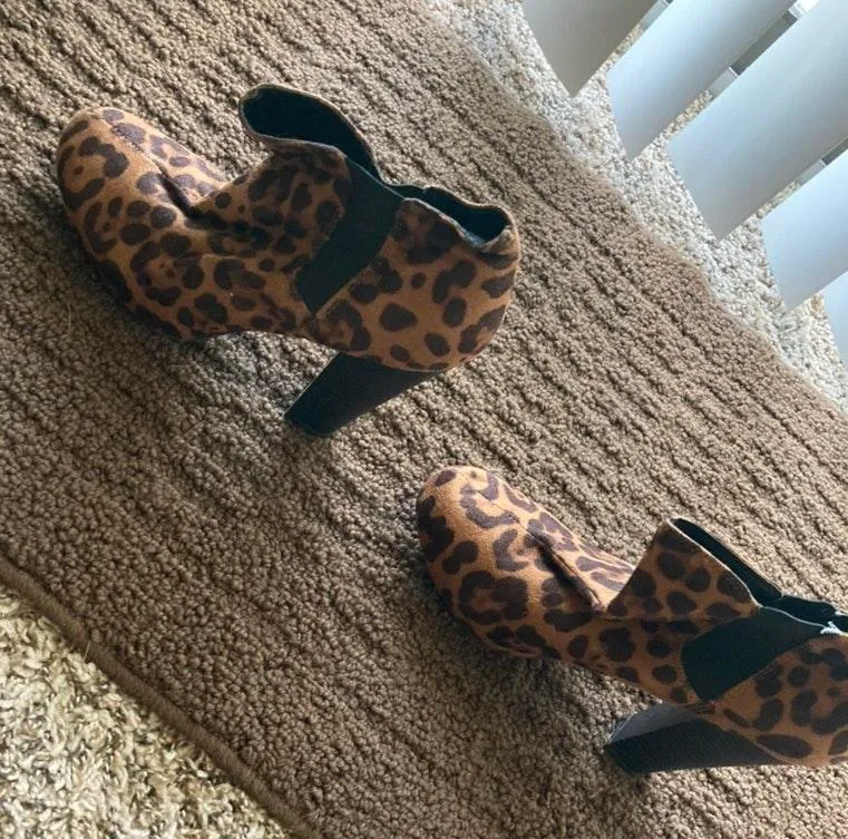 Cheetah Boots Booties - Image 4